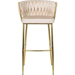 Барный стул Mebel Elite Flores 2 (Cream/Golden) Thumb