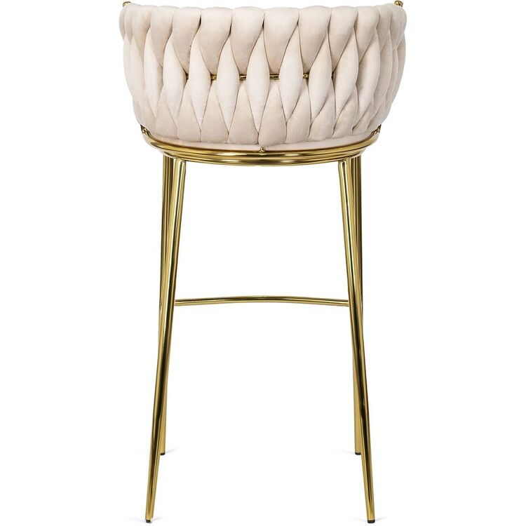 Барный стул Mebel Elite Flores 2 (Cream/Golden)