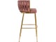 Scaun de bar Mebel Elite Flores 2 (Pink/Golden)