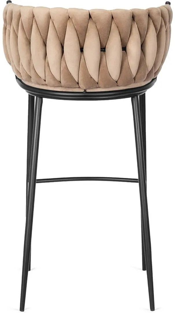 Барный стул Mebel Elite Flores (Beige/Black)