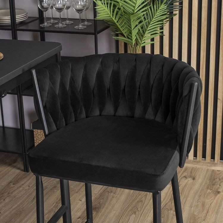 Scaun de bar Mebel Elite Flores (Black)