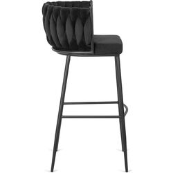 Scaun de bar Mebel Elite Flores (Black) Thumb