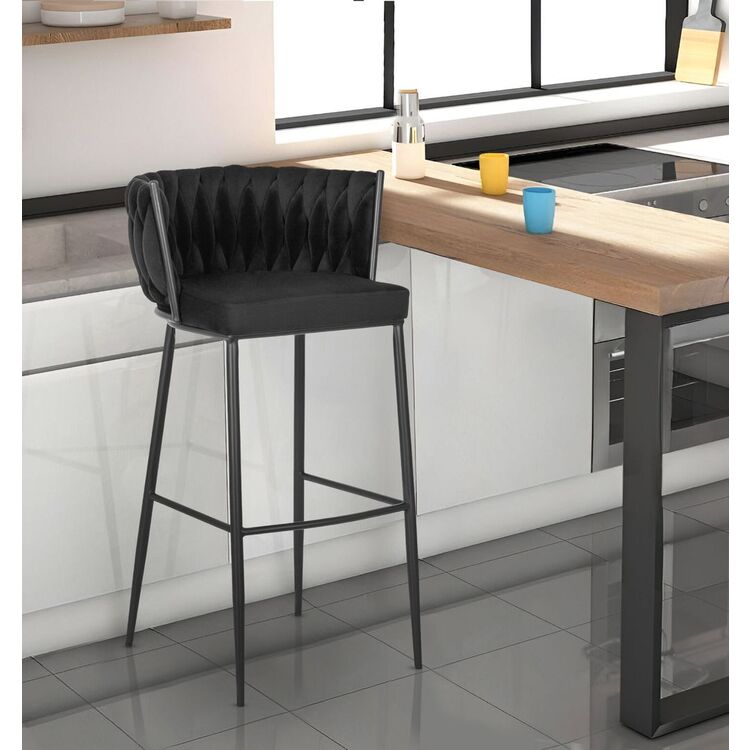 Scaun de bar Mebel Elite Flores (Black)