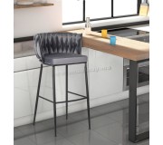 Барный стул Mebel Elite Flores (Grey/Black)