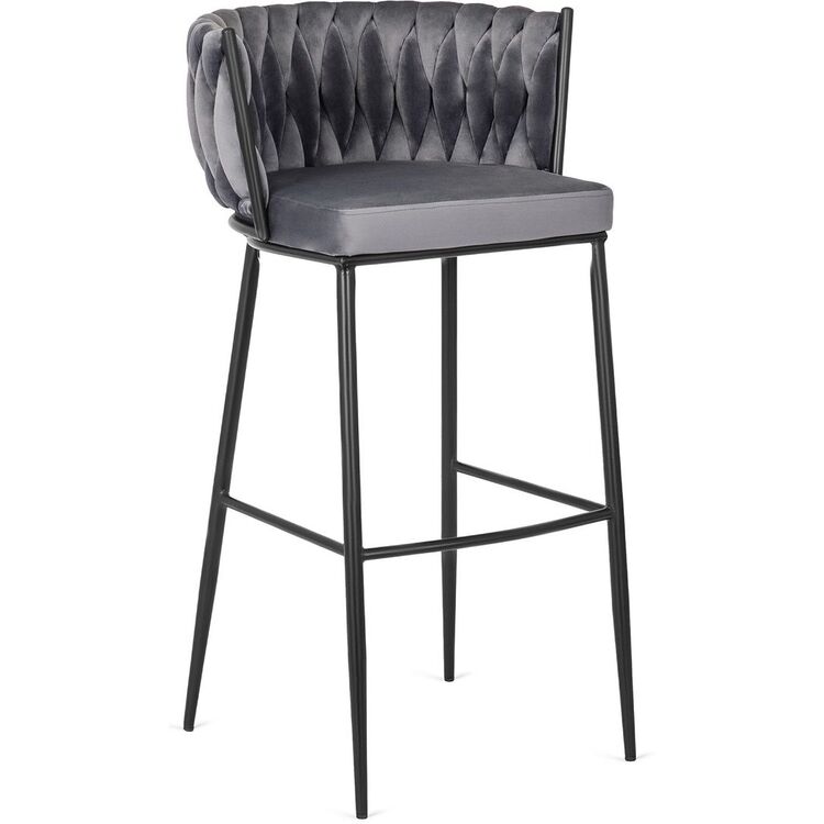 Барный стул Mebel Elite Flores (Grey/Black)