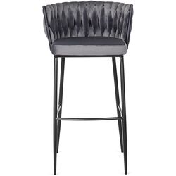 Барный стул Mebel Elite Flores (Grey/Black) Thumb