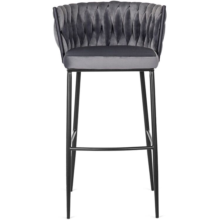 Барный стул Mebel Elite Flores (Grey/Black)