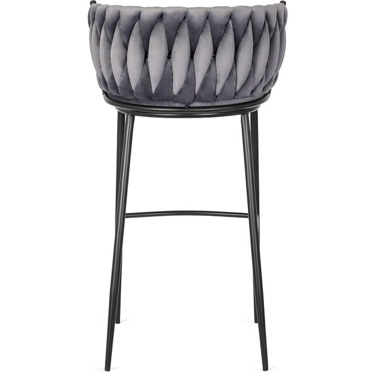 Барный стул Mebel Elite Flores (Grey/Black)