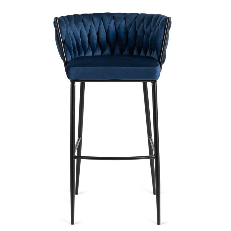 Барный стул Mebel Elite Flores (Navy Blue)