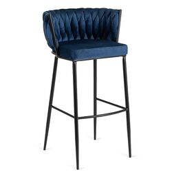 Барный стул Mebel Elite Flores (Navy Blue) Thumb