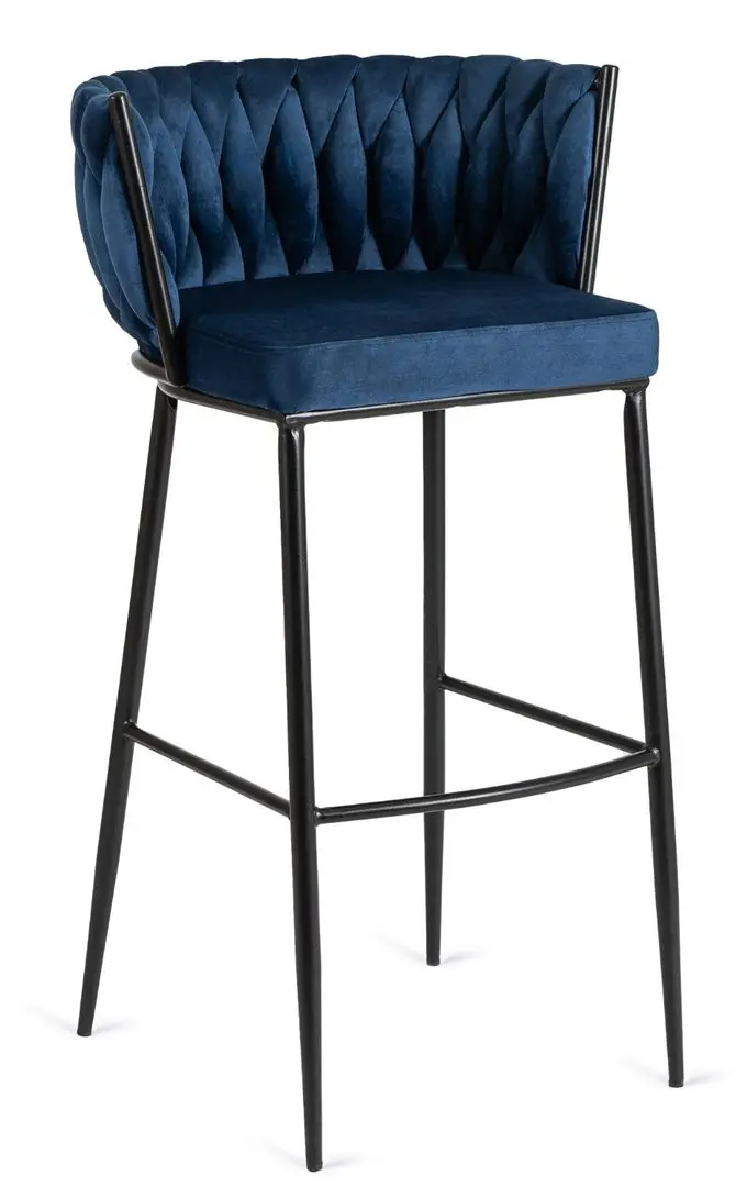 Scaun de bar Mebel Elite Flores (Navy Blue)
