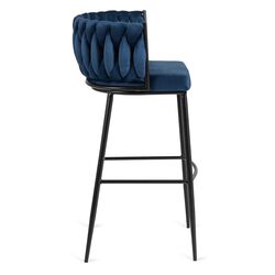 Барный стул Mebel Elite Flores (Navy Blue) Thumb