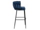 Барный стул Mebel Elite Flores (Navy Blue)