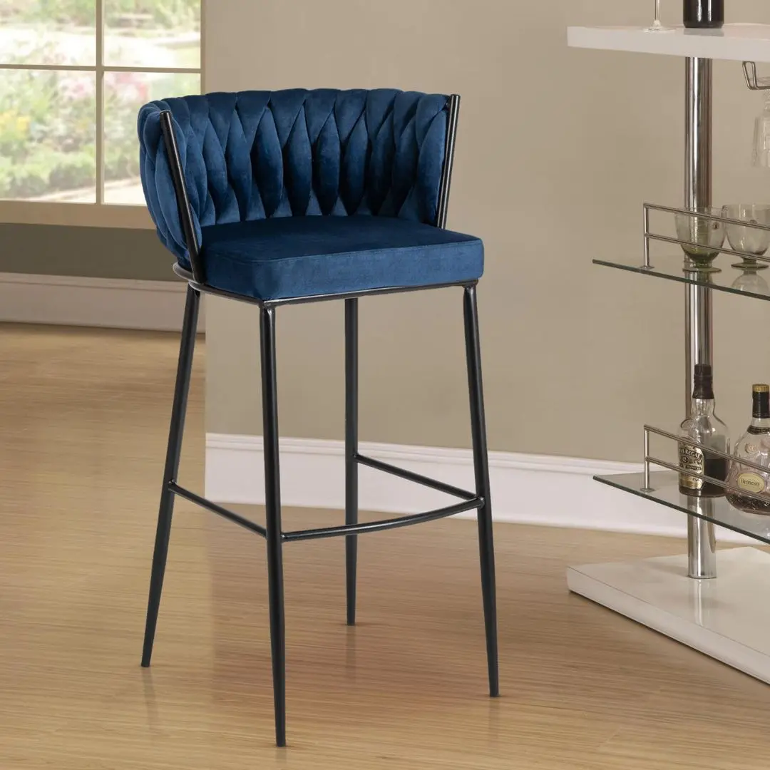 Scaun de bar Mebel Elite Flores (Navy Blue)