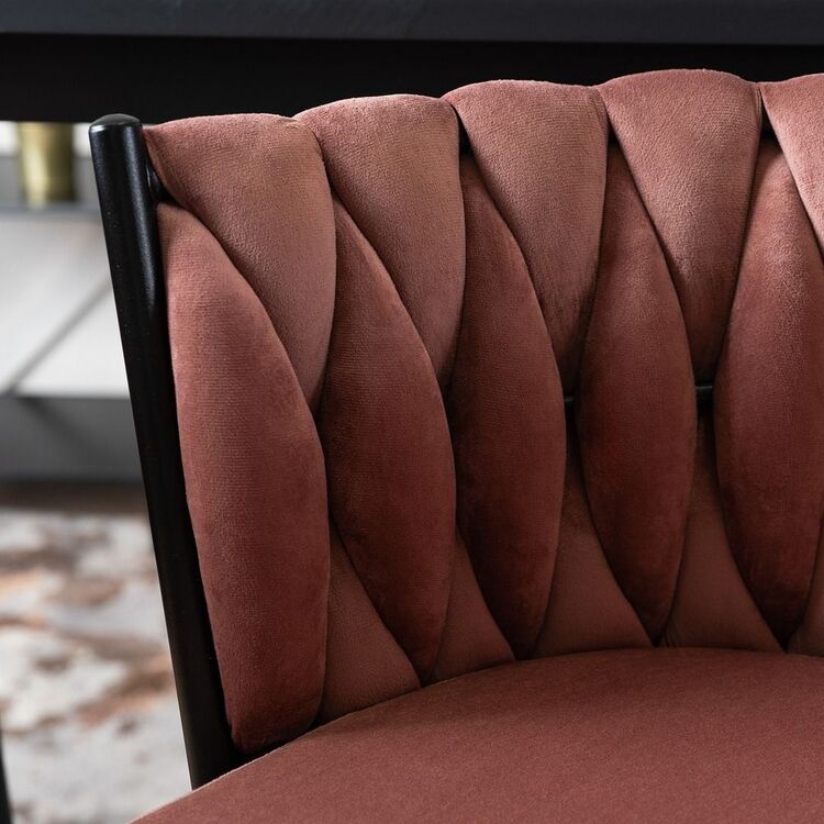 Scaun de bar Mebel Elite Flores (Pink/Black)