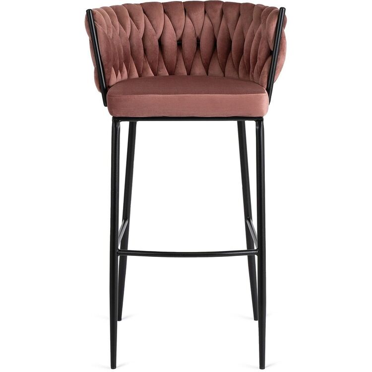 Scaun de bar Mebel Elite Flores (Pink/Black)
