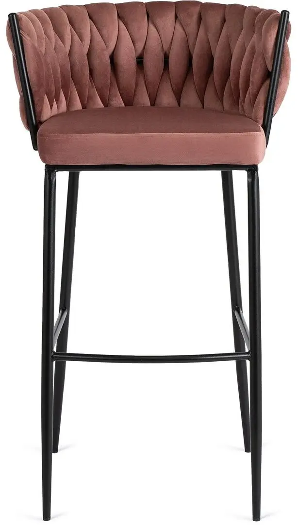 Барный стул Mebel Elite Flores (Pink/Black)