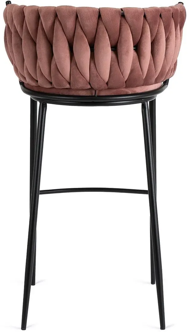 Барный стул Mebel Elite Flores (Pink/Black)