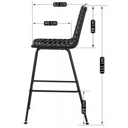 Барный стул Mebel Elite Jerry (Black) Thumb