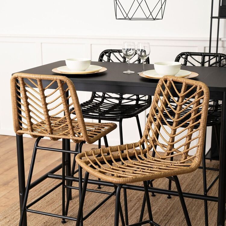 Барный стул Mebel Elite Jerry (Oak/Black)