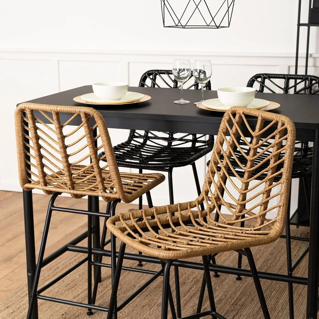 Scaun de bar Mebel Elite Jerry (Oak/Black) - 11