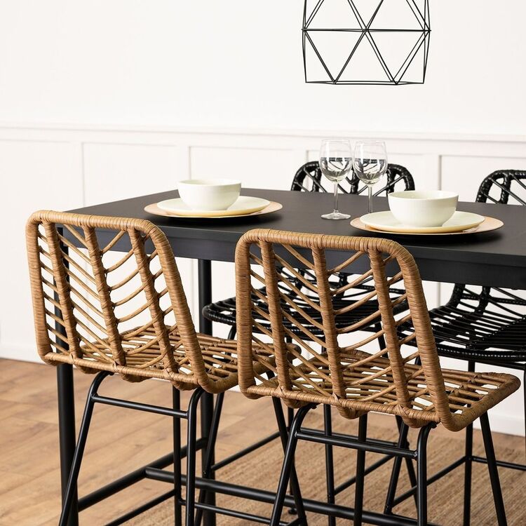 Барный стул Mebel Elite Jerry (Oak/Black)