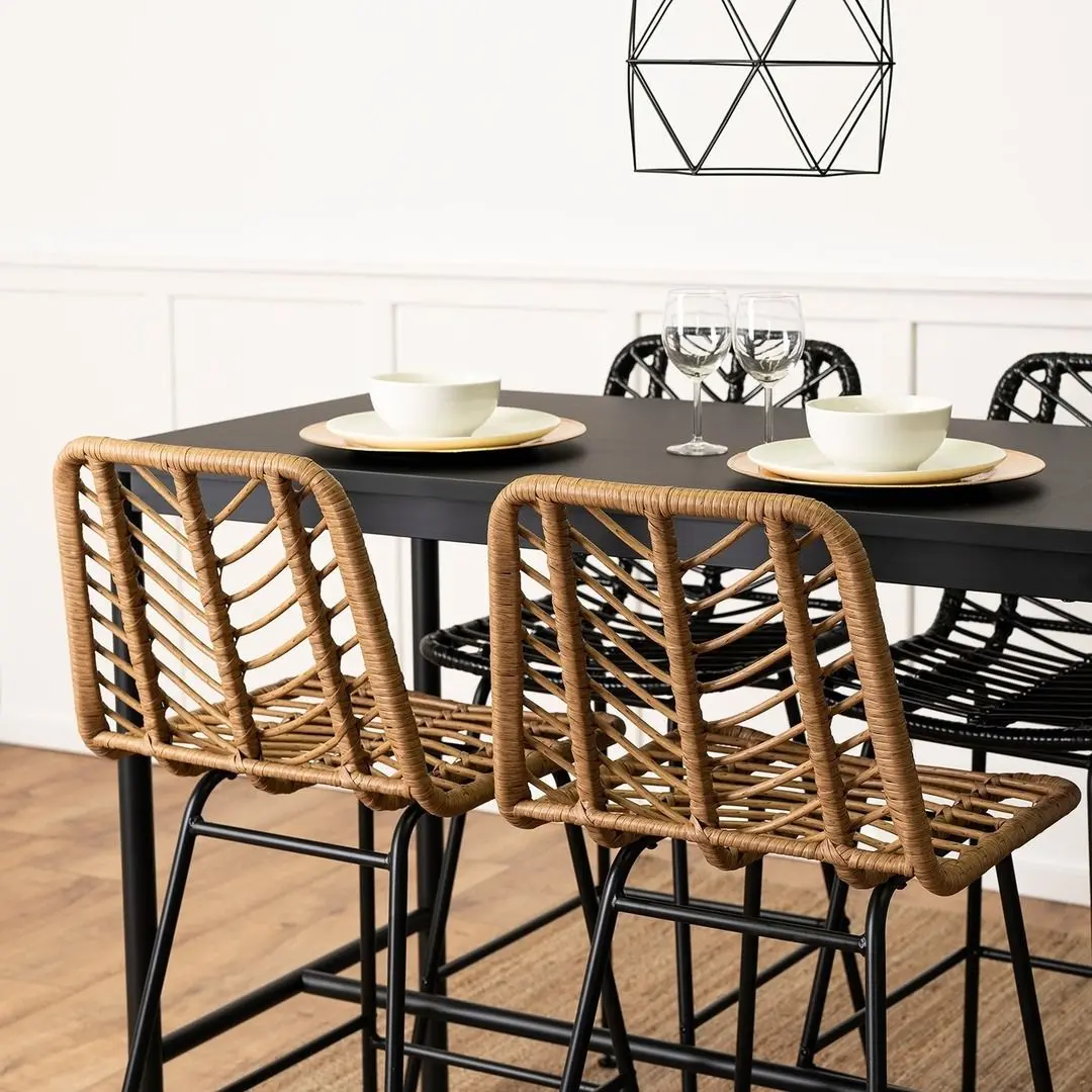 Scaun de bar Mebel Elite Jerry (Oak/Black) - 12