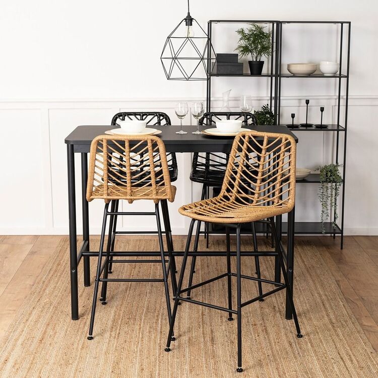 Барный стул Mebel Elite Jerry (Oak/Black)