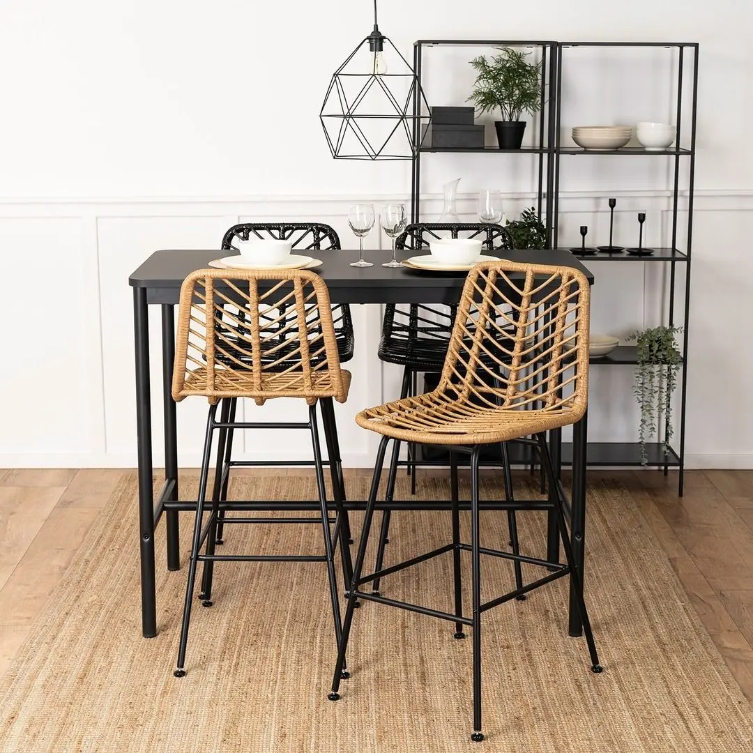 Scaun de bar Mebel Elite Jerry (Oak/Black) - 16