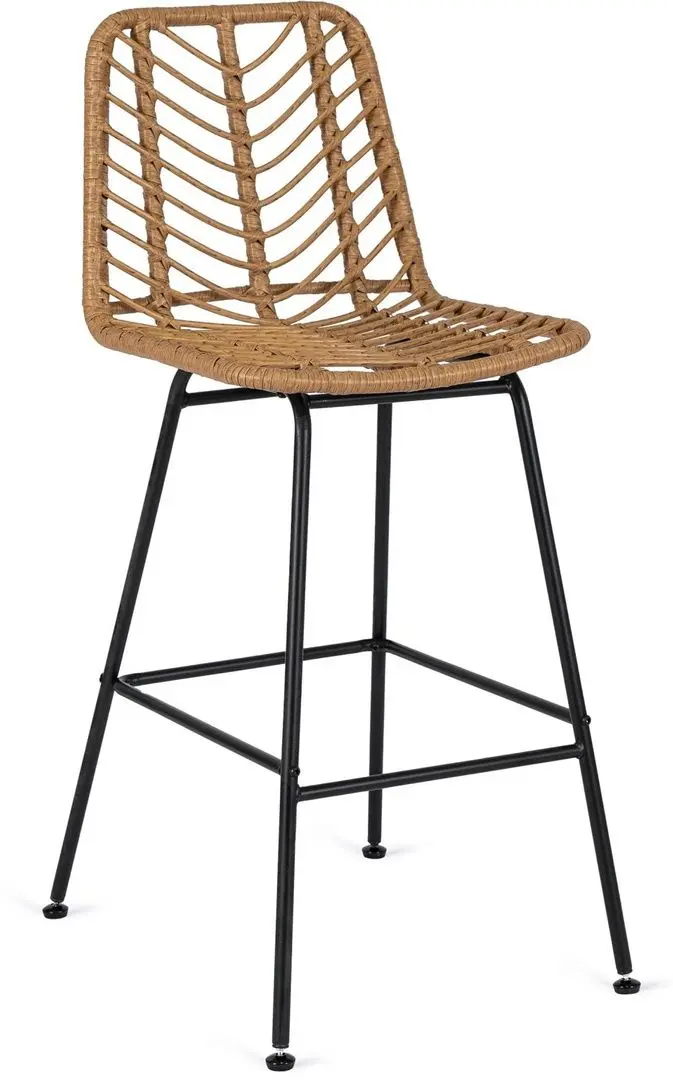 Scaun de bar Mebel Elite Jerry (Oak/Black) - 4
