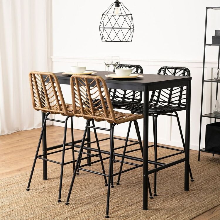 Барный стул Mebel Elite Jerry (Oak/Black)