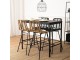 Scaun de bar Mebel Elite Jerry (Oak/Black)