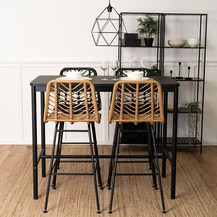 Барный стул Mebel Elite Jerry (Oak/Black)
