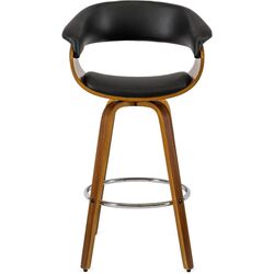 Scaun de bar Mebel Elite Jersey (Black/Natural) Thumb