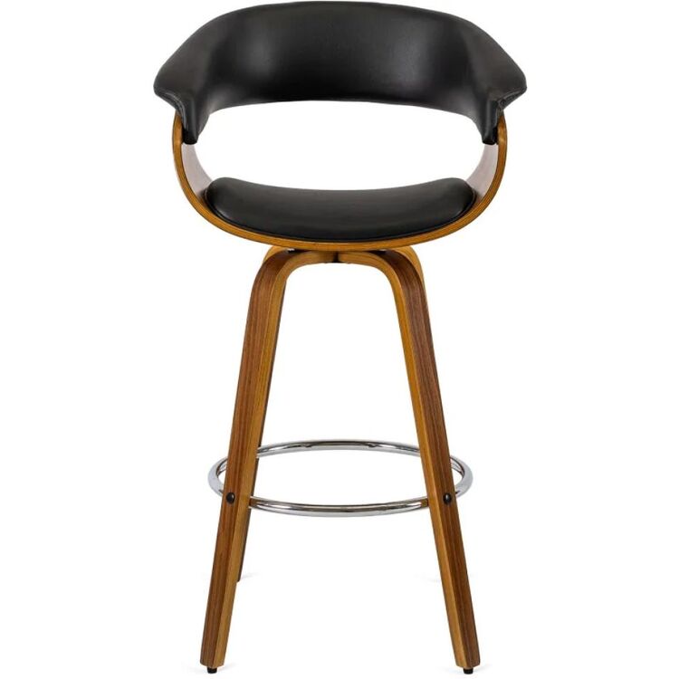 Scaun de bar Mebel Elite Jersey (Black/Natural)
