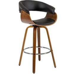 Scaun de bar Mebel Elite Jersey (Black/Natural) Thumb