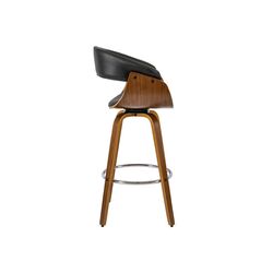 Scaun de bar Mebel Elite Jersey (Black/Natural) Thumb
