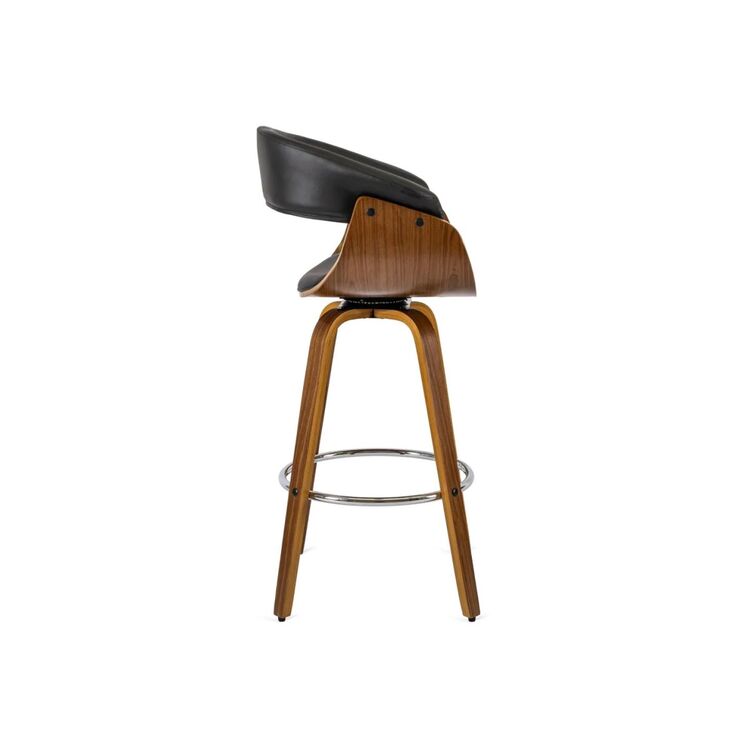 Scaun de bar Mebel Elite Jersey (Black/Natural)