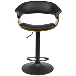 Барный стул Mebel Elite Nevada (Black/Walnut) Thumb