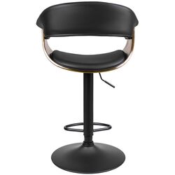 Барный стул Mebel Elite Nevada (Black/Walnut) Thumb