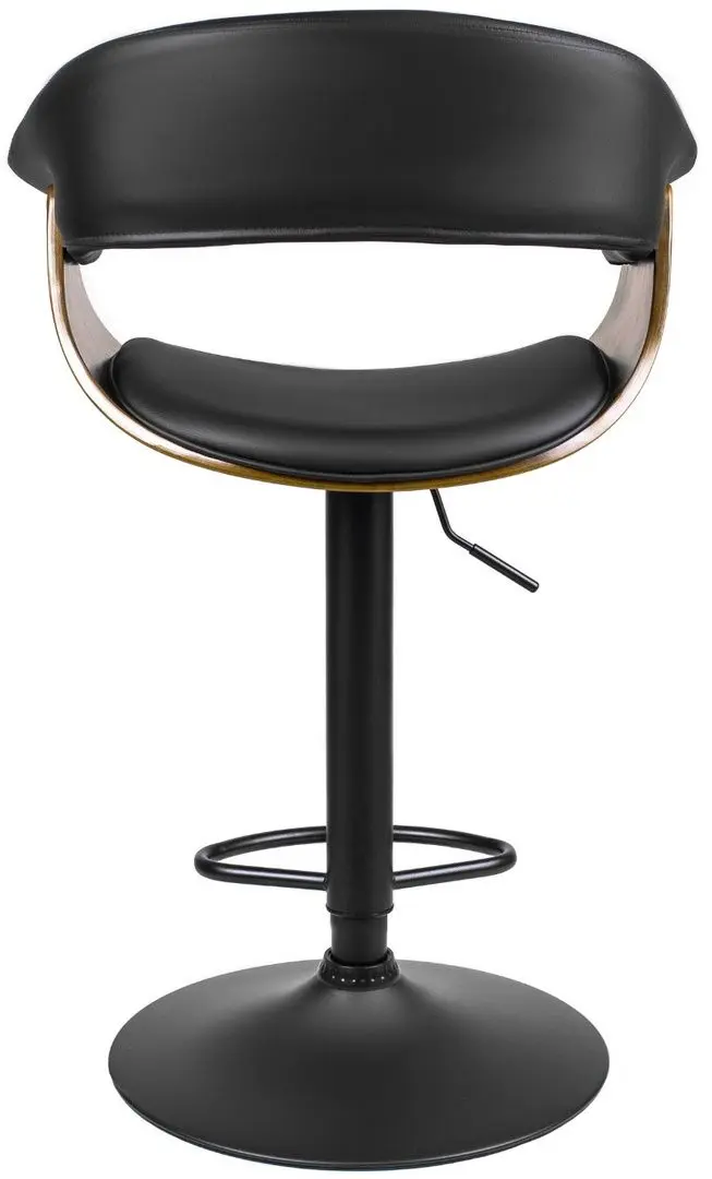 Барный стул Mebel Elite Nevada (Black/Walnut)