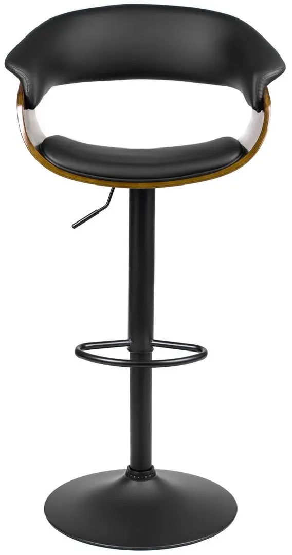 Барный стул Mebel Elite Nevada (Black/Walnut)