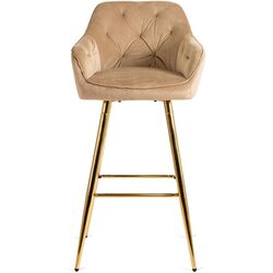 Scaun de bar Mebel Elite Salem (Beige) Thumb