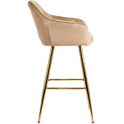 Scaun de bar Mebel Elite Salem (Beige) Thumb