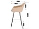 Scaun de bar Mebel Elite Salem (Beige/Black)