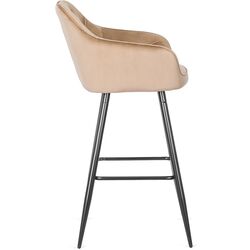 Барный стул Mebel Elite Salem (Beige/Black) Thumb