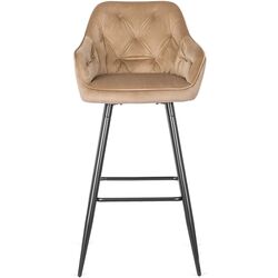 Барный стул Mebel Elite Salem (Beige/Black) Thumb