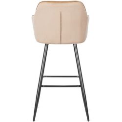 Барный стул Mebel Elite Salem (Beige/Black) Thumb