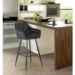 Scaun de bar Mebel Elite Salem (Black) Thumb