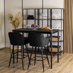 Scaun de bar Mebel Elite Salem (Black) Thumb